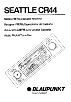 Blaupunkt Seattle-CR-44 - Owners Manual